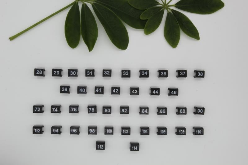 Clothes Clothing Shop West Pants Rack Pants rack Size Buttons Digital Number Mark Number of plastic labels u-shape