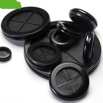 Black environmentally friendly double-sided dust protection coil round case plastic rubber ring cross rubber ring wire sealing ring