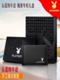 Playboy, бумажник, кожаная сумка, из натуральной кожи, коллекция 2021, подходит для студента