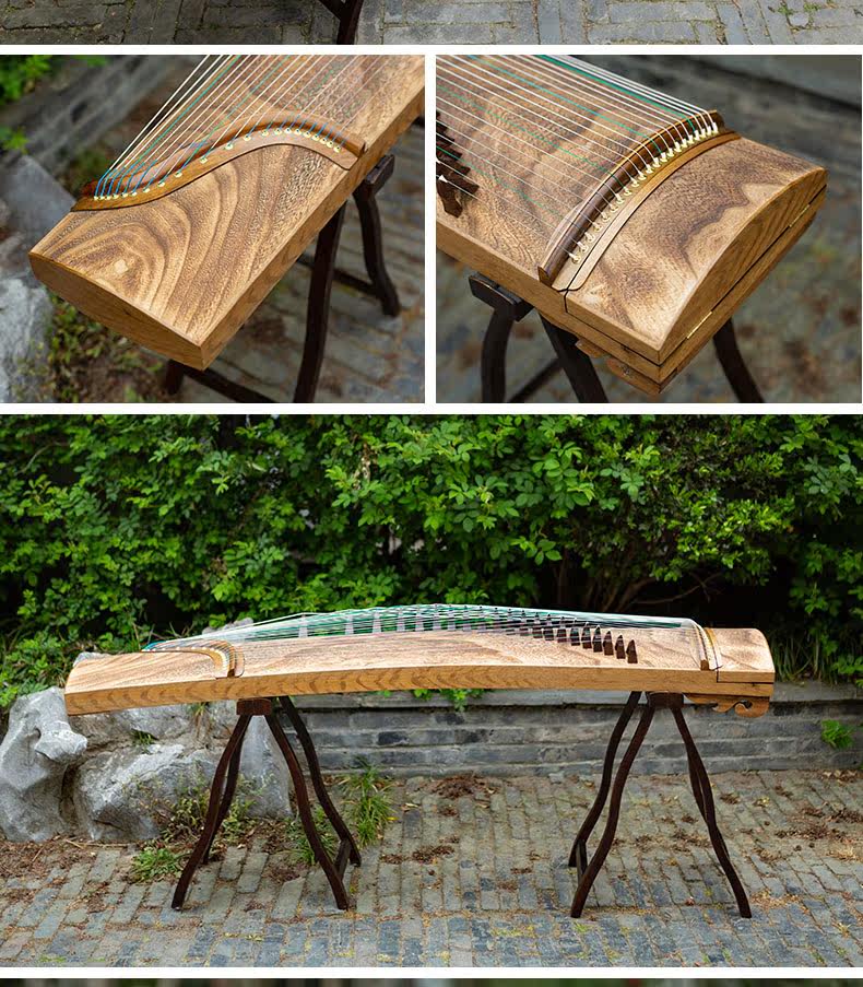 Золотой шелк Nanmu Digs Zither_15.jpg