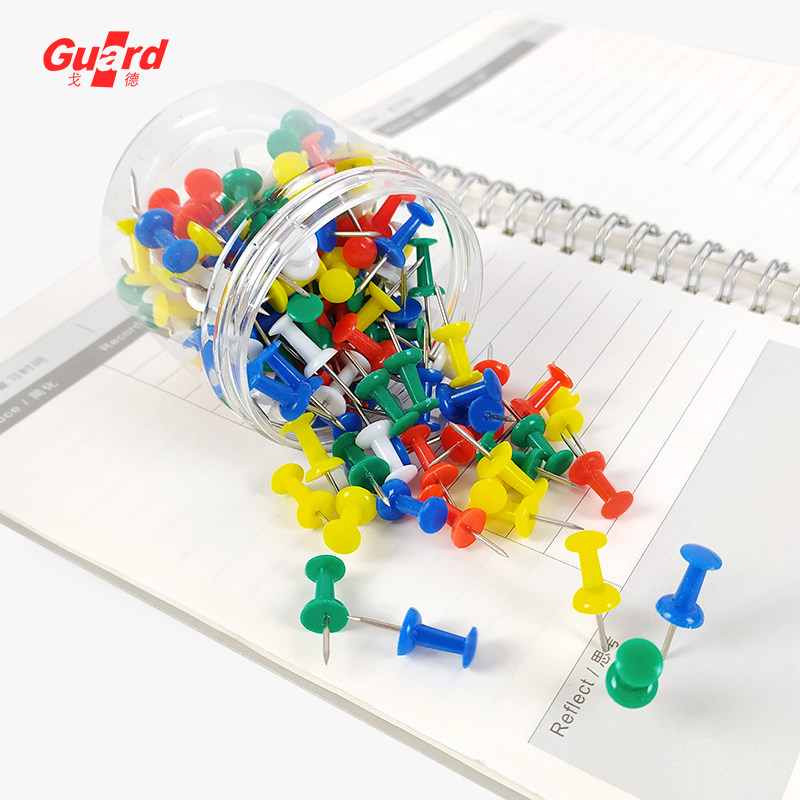 Godea Letter Color Back Tattooed Needle Office Supplies Back Tattooed Candy Color Large Number Metal Workword Nail Photo Wall Creative Work Note Lengthened Iron Nail Pushpin Big Head Small Tupin Safety Pin