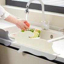 Rabbit sink water block kitchen countertop splash water baffle pool wash handbailwash dish basin silicone gel water bar