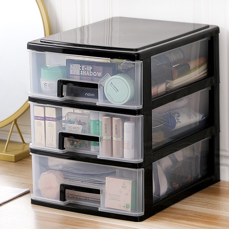 Desktop storage box multi-functional multi-layer drawer storage cabinet cosmetics student stationery sundries finishing storage box