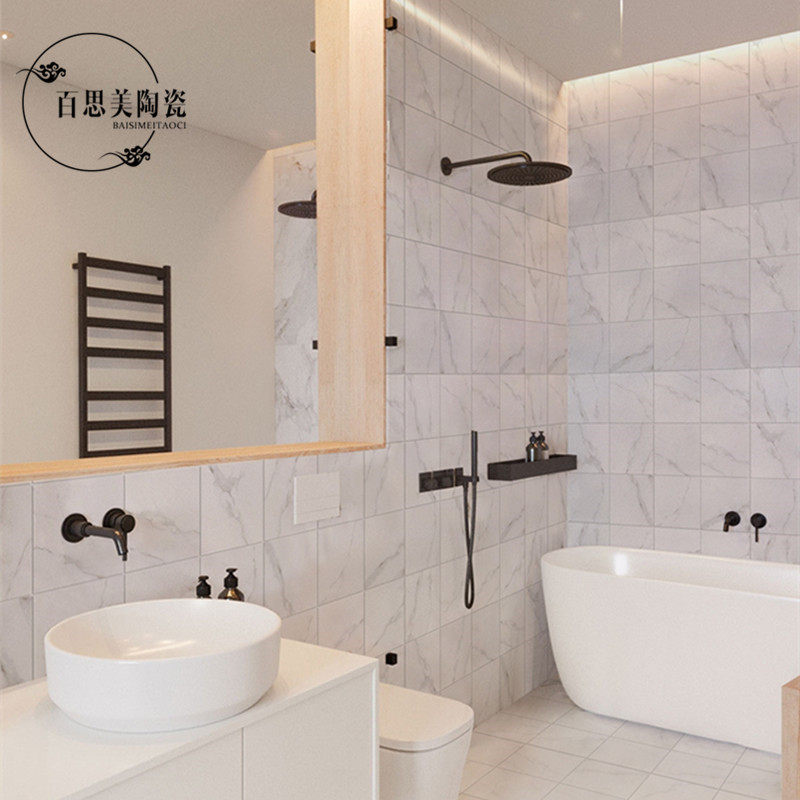 Jazz Black & White 200x200 Kitchen Makeup Room Tiles Living-room Bathroom Background Wall Brick Balcony Anti Slip Floor Brick