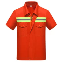 Оранжевая на молнии и зеленая полоса (односторонний топ с короткими руками)