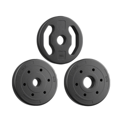 Environmentally Friendly Dumbbell Plates, Barbell Plates, Small Hole, Large Hole, Olympic Bar, Rubber-Coated, Home Fitness Equipment, Universal, for Men's Dormitory Weightlifting