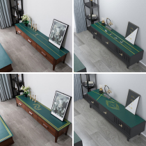 Nordic style leather tablecloth Simple TV cabinet mat Dust cover cloth Water-proof oil-proof insulation table mat Coffee table mat