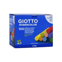 Italian Giotto Zido Import Dust-free Chalk Non-toxic Children Water Soluble White Black Plate Newspaper Special Chalk Sleeve Clip High-end Home Teaching Teachers with bright colorful chalk wholesale