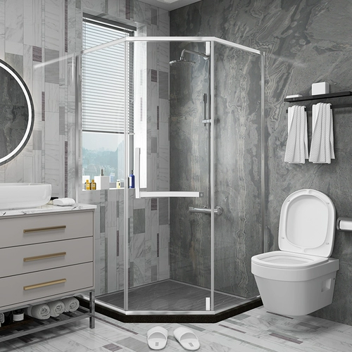 Алмазная душевая комната сухой мокрое разделение.