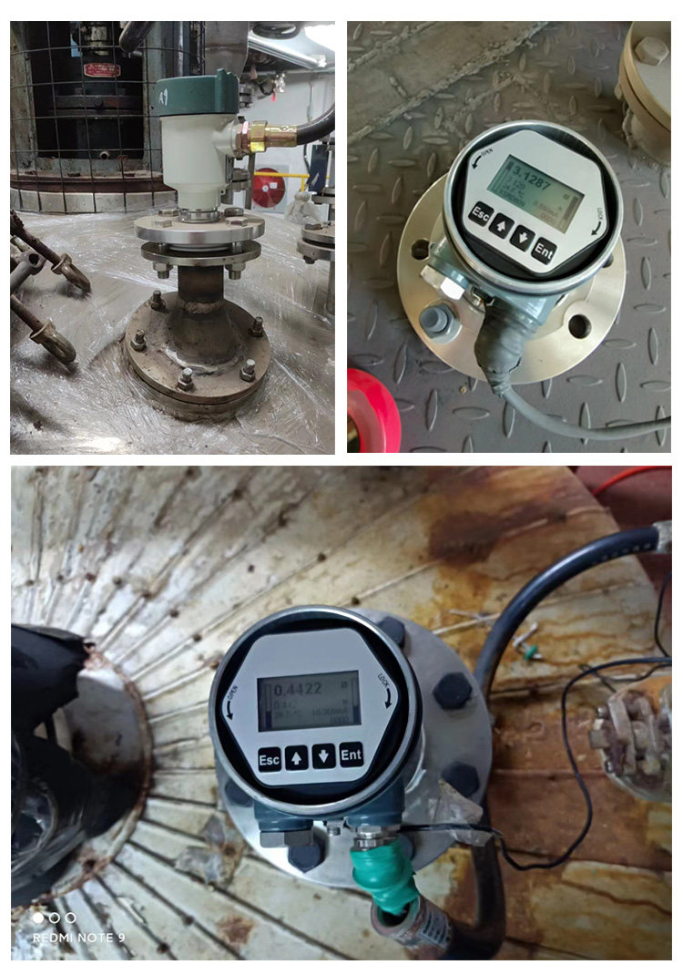 Уровнемер жидкости 雷达液位计高频智能感测器防腐防爆水位煤仓料位导波调频物位80g Fumaric