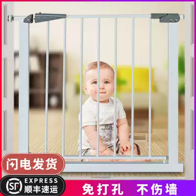 Prevention of baby entering kitchen door safety door stairway guardrail children children stop punching free baby fence fence