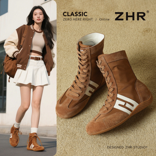 ZHR女秋冬加绒保暖雪地短靴