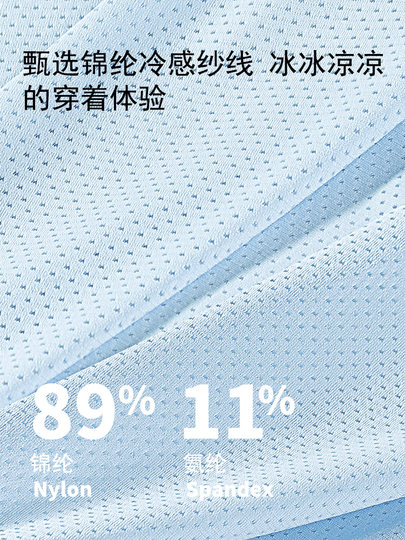 Catman Men's Underwear Men's Ice Silk Mesh 2025 New Sports Antibacterial Boys' Boxer Shorts Boxer Briefs