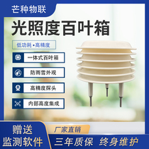 Light monitoring shutter box monitor weather station shutter box outdoor environment dust real-time monitoring