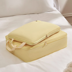 Travel Clothing Storage Bag, Luggage Organizer, Portable Clothes and Underwear Compression Packing Bag, Large Size