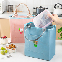 Large capacity handbag hand-carrying lunch bag rice bag picnic out fashion office worker canvas bag mommy bag