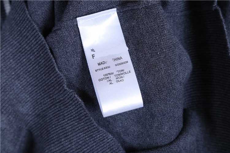 Áo len nam 2019 mới ba màu áo len dài tay áo len nam giản dị - Hàng dệt kim áo cardigan nam