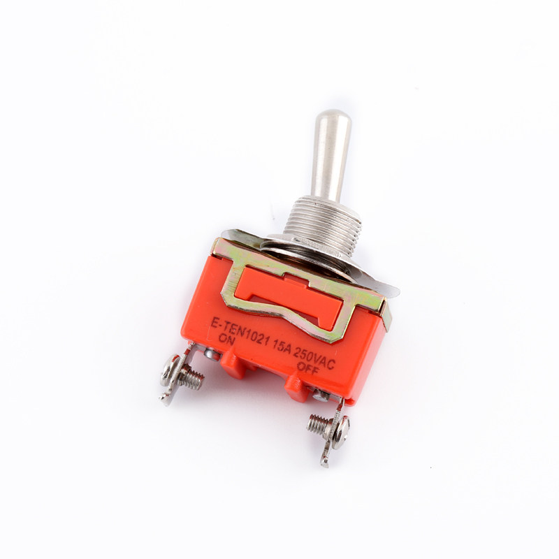 E-TEN1021 钮子开关 扭子摇头摇臂开关 2脚2档 15A/250V