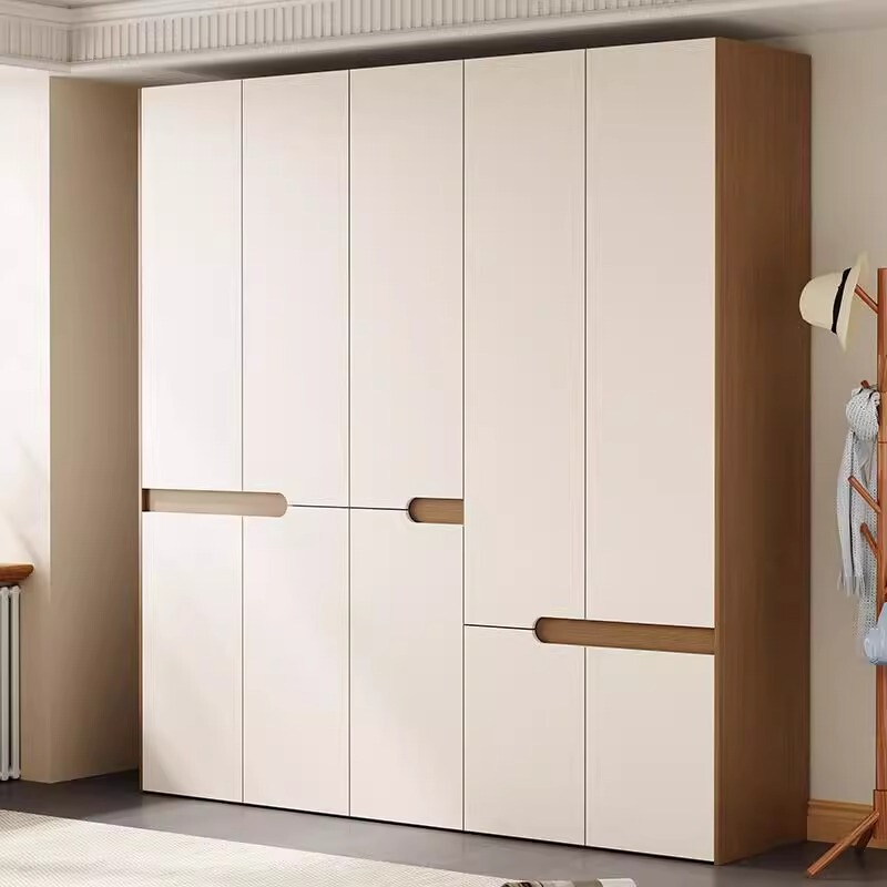 2026 New Enf-Grade Aviation Honeycomb Aluminum Alloy Wardrobe for Bedroom, Home Use, Segmented One-Door to Ceiling Large Wardrobe