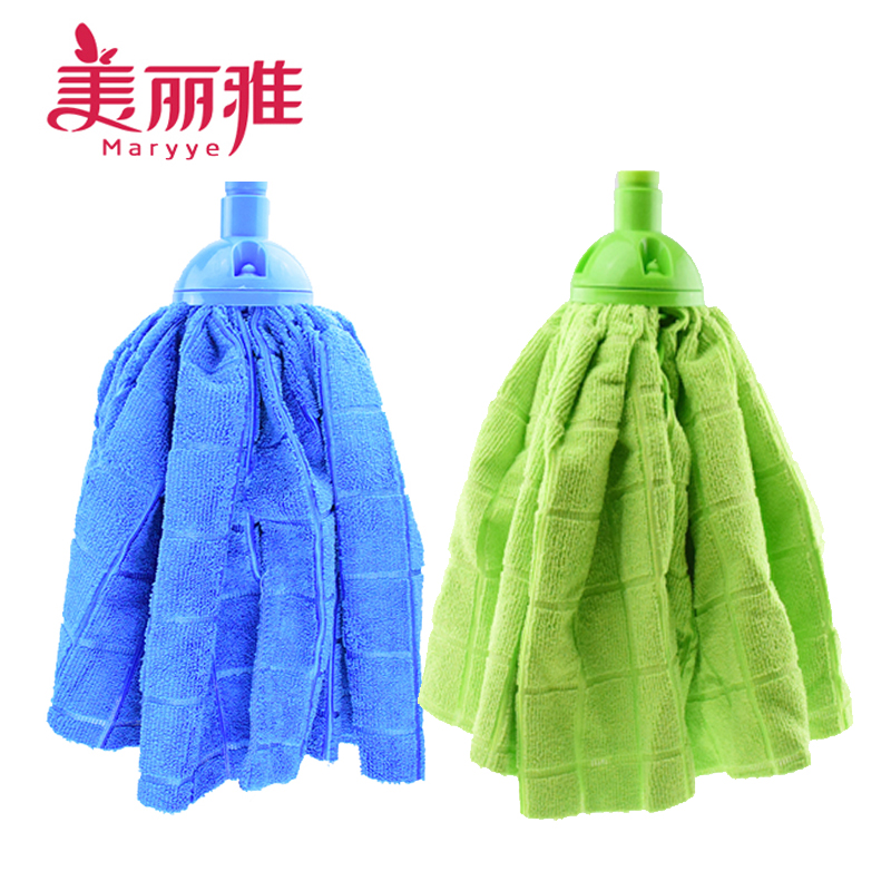 Beautiful elegant cheerful mop head replacement cloth head Miaojieshi ordinary old - fashioned self - twisting water to drag general spare parts