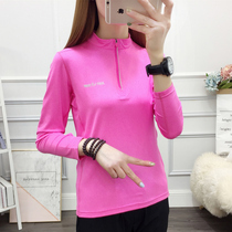 Quick-drying clothes womens long sleeves summer outdoor sports mountaineering Fitness womens size loose quick-drying T-shirt