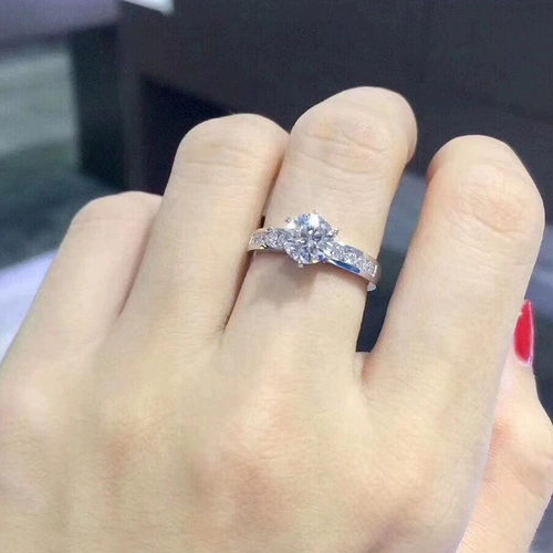 Ювелирное украшение, классическое обручальное кольцо, золото 750 пробы