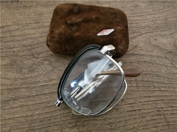 Old folding glasses old glasses