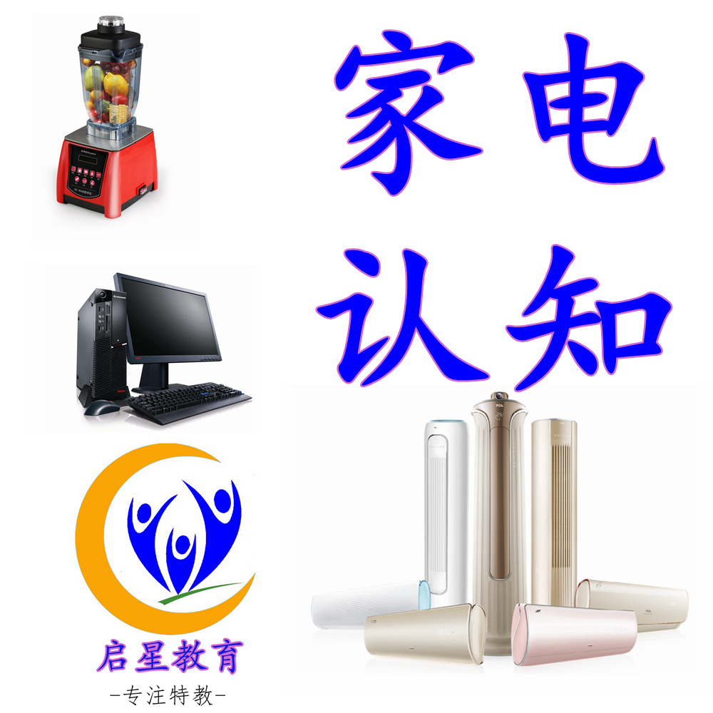 Home appliances cognitive card early teaching Down autism development delayed training teaching materials teaching materials