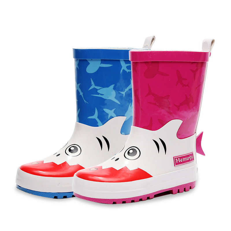 Rubber cartoon children's rain boots baby water shoes kindergarten students children dolls boys and girls rubber shoes