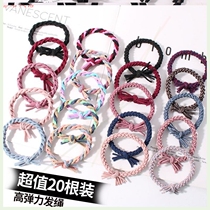 High stretch woven Hairband base tie hair rubber band hair rope Korean children hair accessories head rope women minimalist headdress