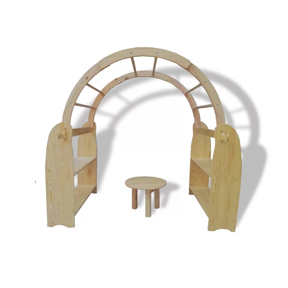 Special solid wood Waldorf Doll House Doll house Kindergarten toy doll house Children's game house Dome