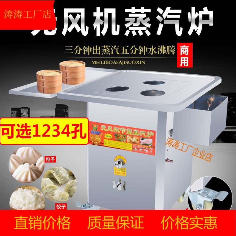 Commercial Steam Furnace Ladle Submachine Gas Gas Steamed Bread Oven Steamed Buns Electric Hot Steam Small Cage Buns Pan Sausage Powder Stove