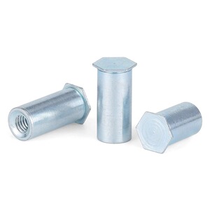 Blind Hole Press-Fit Stud Carbon Steel 5.4 Opening Bso-3.5M3M4M5M6M8M10 Press-Fit Nut Column Press-Fit Component