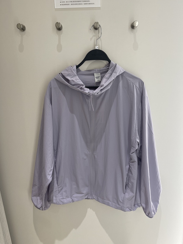 Women's Woven Small Loose Hooded Jacket with Dropped Shoulders R162214006