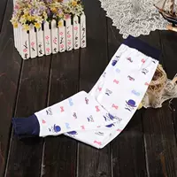 Trẻ em Qiuku đơn cotton và cô gái đơn đồ lót trẻ em lớn quần cotton đáy quần quần ngủ ấm - Quần nóng lên bán quần tất thu đông nam nữ