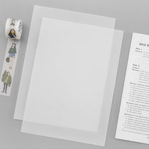 Blank cardboard college entrance examination test pad transparent supplies students writing soft desktop wordless pad