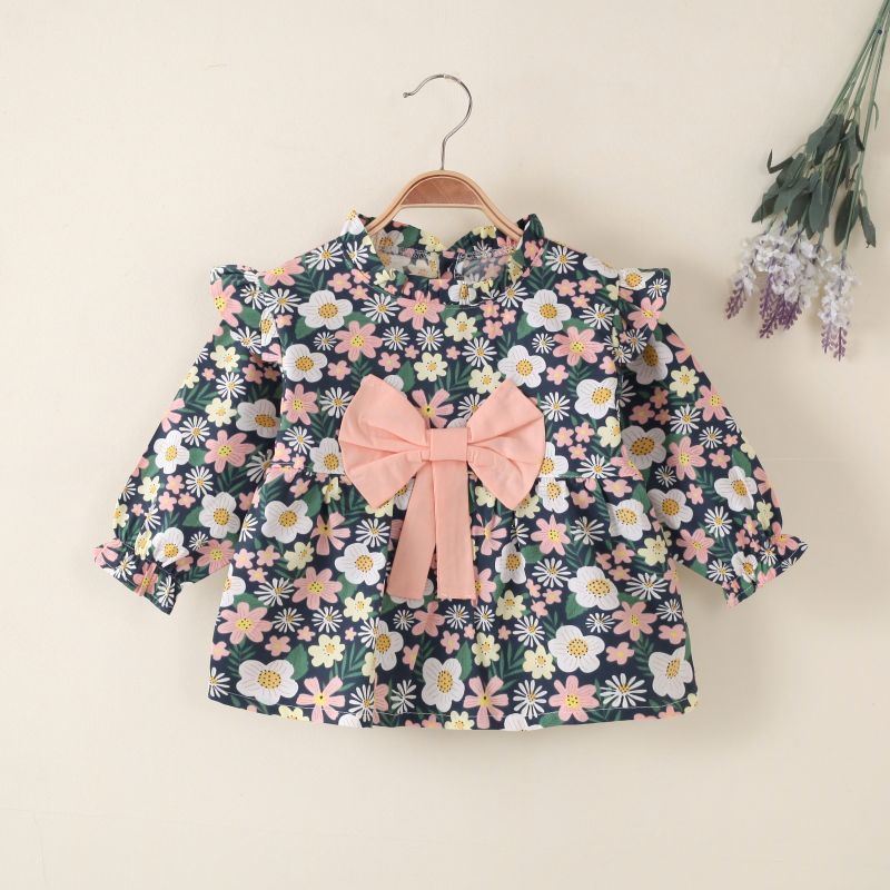 Children's bib autumn and winter new female baby eating bib cute winter eating bib waterproof anti-dirty apron