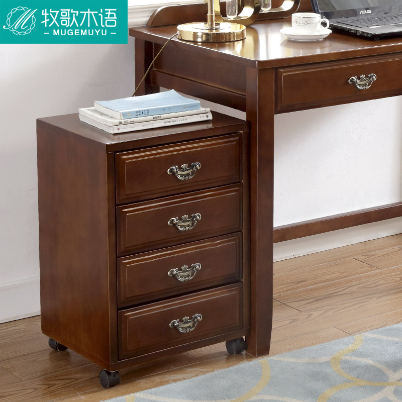 American bed head cabinet solid wood bedroom containing cabinet side cabinet minimalist solid wood custom white small bed head cabinet rubber wood