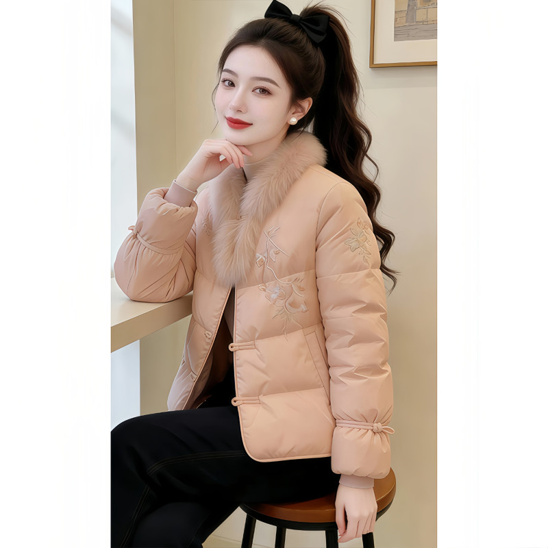 New Chinese-Style Korean-Inspired Unique and Super Stylish down Cotton Jacket for Women, 2026 Winter New Model, Trendy Cotton Coat This Year New Chinese-Style Korean-Inspired Unique and Super Stylish down Cotton Jacket for Women, 2026 Winter New Model, Trendy Cotton Coat This Year