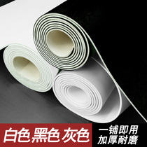 White gray black floor leather solid color floor glue plastic floor cement floor direct floor paste dance room