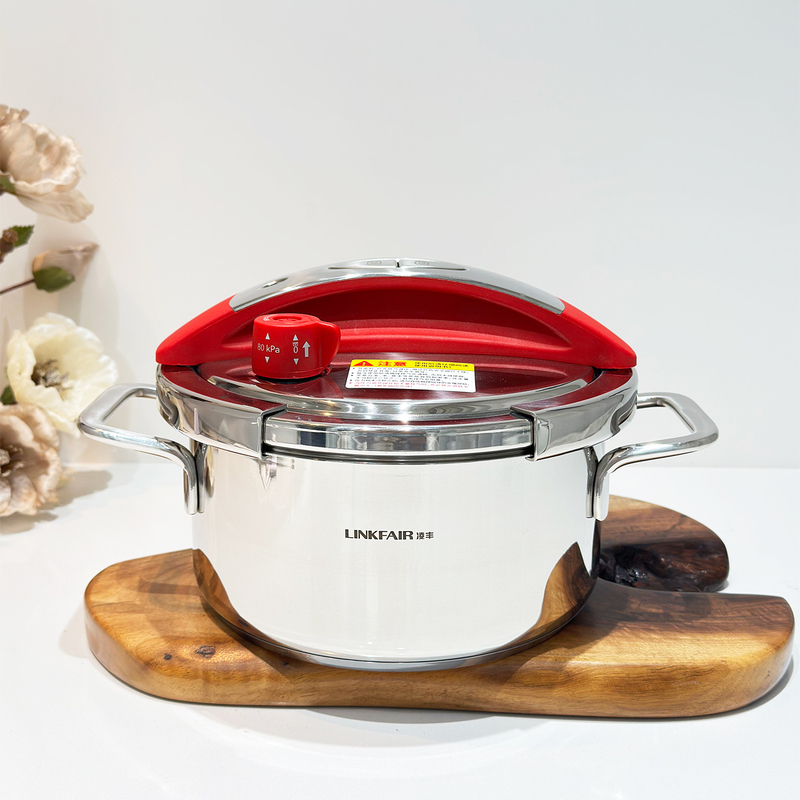 Lingfeng Pressure Cooker New Model Small Mini 316 Stainless Steel Household Gas and Induction Cooker Compatible