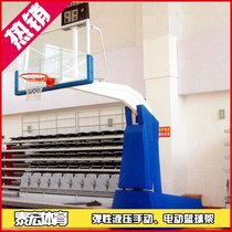 New luxury indoor standard professional competition adult outdoor movable outdoor electric hydraulic lifting basketball rack
