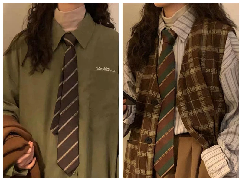 Coffee retro green tie