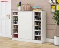 Net Red Assembly New corner shoe cabinet 17cm entrance shoe cabinet one wall small white matching shake sound