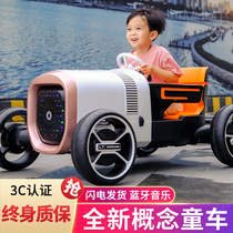 Mercedes-Benz concept baby stroller electric car children four-wheel remote control car male and female baby can sit on toy car