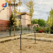 Army military horizontal bar Horizontal bar Outdoor parallel bar Outdoor park community Cast iron single parallel bar Cast iron household