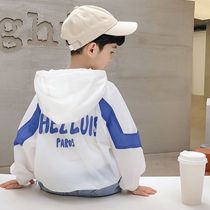 South Korean boy jacket thin air-permeable child clothing foreign air children sunscreen clothing Chaude 2021 skin clothes CUHK