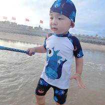 South Korean childrens swimsuit boy swimsuit suit small CUHK childs split training swimsuit baby swimsuit