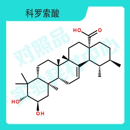 Experimental Control Sample: Corosolic Acid Standard Sample Cas:4547-24-4 Hplc98% 20Mg/Vial Free Shipping