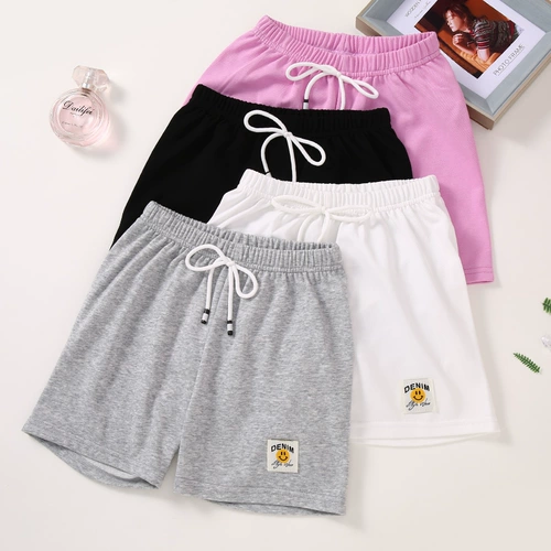 Спортивные шорты, летние детские штаны для отдыха, хлопковая тонкая летняя одежда, подходит для подростков